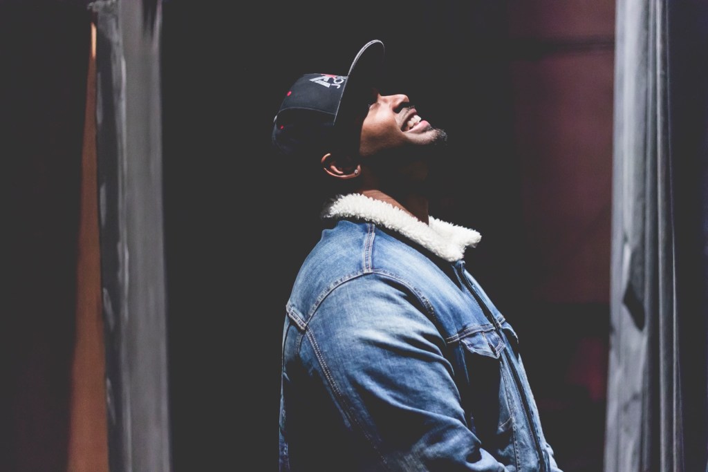 (Troy Pryor, backstage at Black Ensemble Theater)